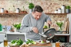 Tefal Jamie Oliver 28cm Non Stick Stainless Steel Wok -Home Sales Store 9341234 R Z007A