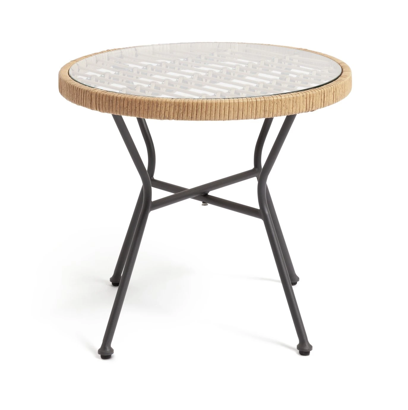 Habitat 2 Seater Bamboo Garden Bistro Set - Natural 6 Habitat 2 Seater Bamboo Garden Bistro Set - Natural - Image 4