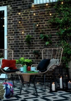 Habitat 2 Seater Bamboo Garden Bistro Set - Natural 19 Habitat 2 Seater Bamboo Garden Bistro Set - Natural -Home Sales Store 9371998 R Z002C