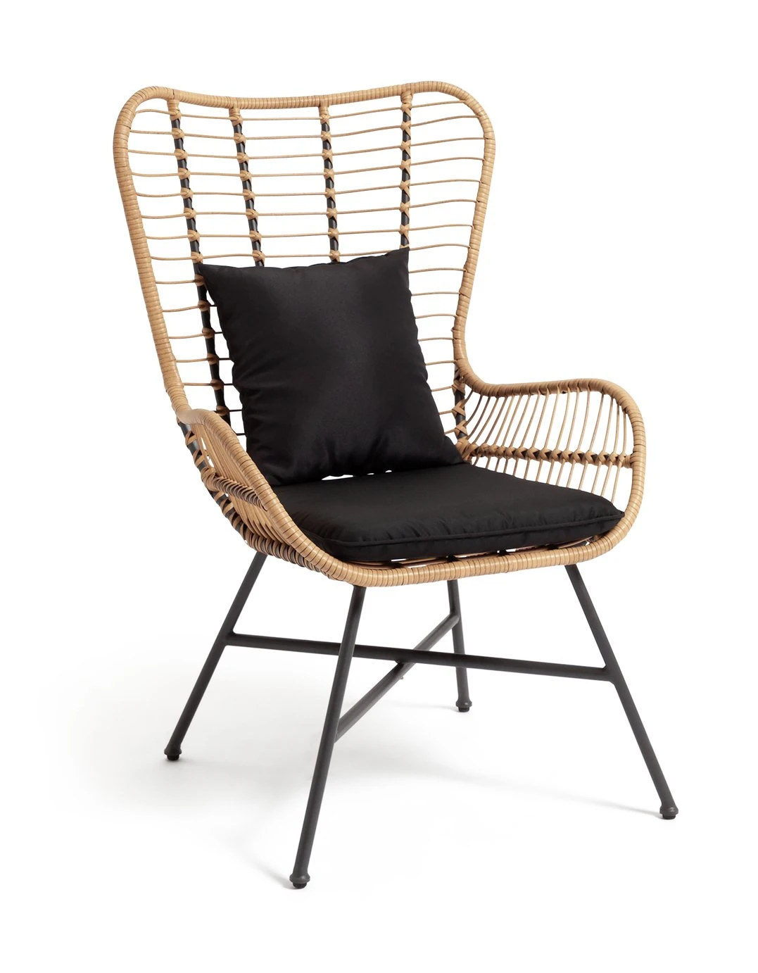 Habitat 2 Seater Bamboo Garden Bistro Set - Natural 7 Habitat 2 Seater Bamboo Garden Bistro Set - Natural - Image 5