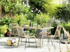 Habitat 4 Seater Bamboo Patio Set -Home Sales Store 9372485 R Z001C