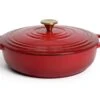 Habitat Country Manor 4 Litre Cast Iron Casserole Dish - Red -Home Sales Store 9377167 R Z001A