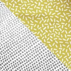 Habitat Betsy Yellow & White Reversible Bedding Set - Single -Home Sales Store 9378623 R B001