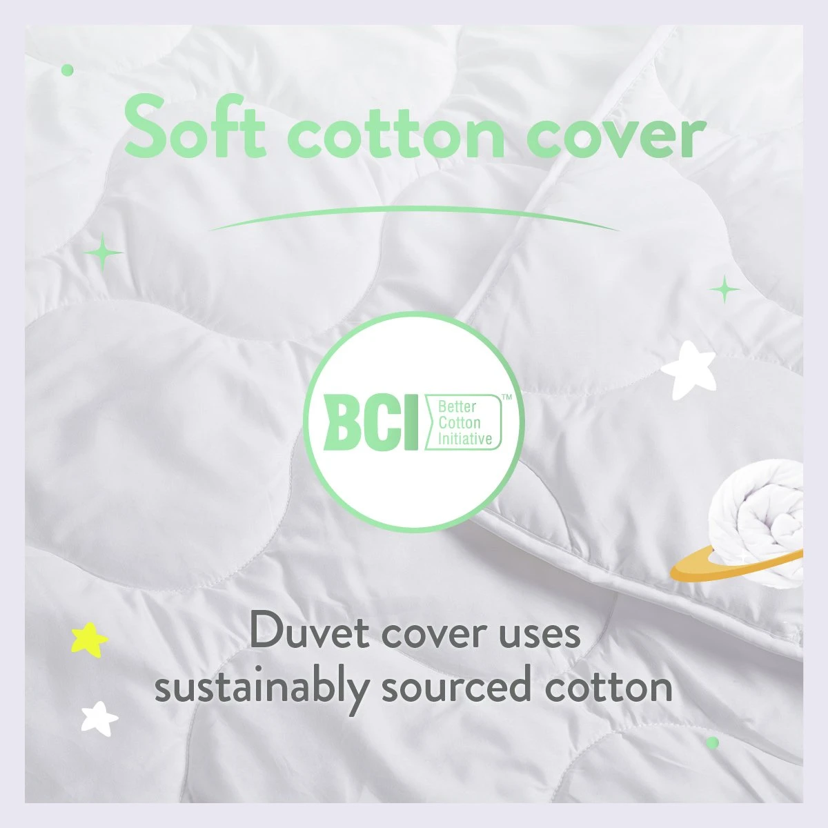 Slumberdown Anti Bacterial 4.5 Tog Kids Duvet - Single 5 Slumberdown Anti Bacterial 4.5 Tog Kids Duvet - Single - Image 3