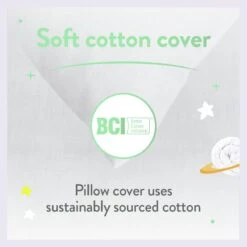 Slumberdown Anti Bacterial Soft Support Pillow - Toddler -Home Sales Store 9379426 R Z003A