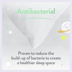 Slumberdown Anti Bacterial Soft Support Pillow - Toddler -Home Sales Store 9379426 R Z006A