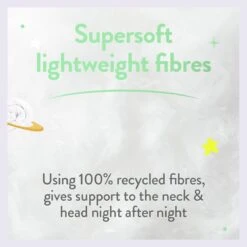 Slumberdown Anti Bacterial Soft Support Pillow - Toddler -Home Sales Store 9379426 R Z010A