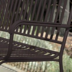 Habitat Indu 2 Seater Metal Bench - Black -Home Sales Store 9380116 R Z004A