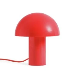 Habitat Ngami Mushroom Aluminium LED Touch Table Lamp-Orange -Home Sales Store 9381672 R Z001C
