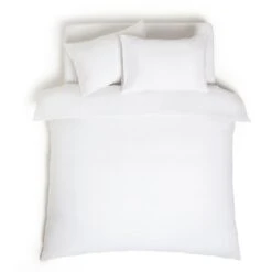 Habitat Cool Tencel Cotton Plain White Bedding Set - Single -Home Sales Store 9381885 R Z002A