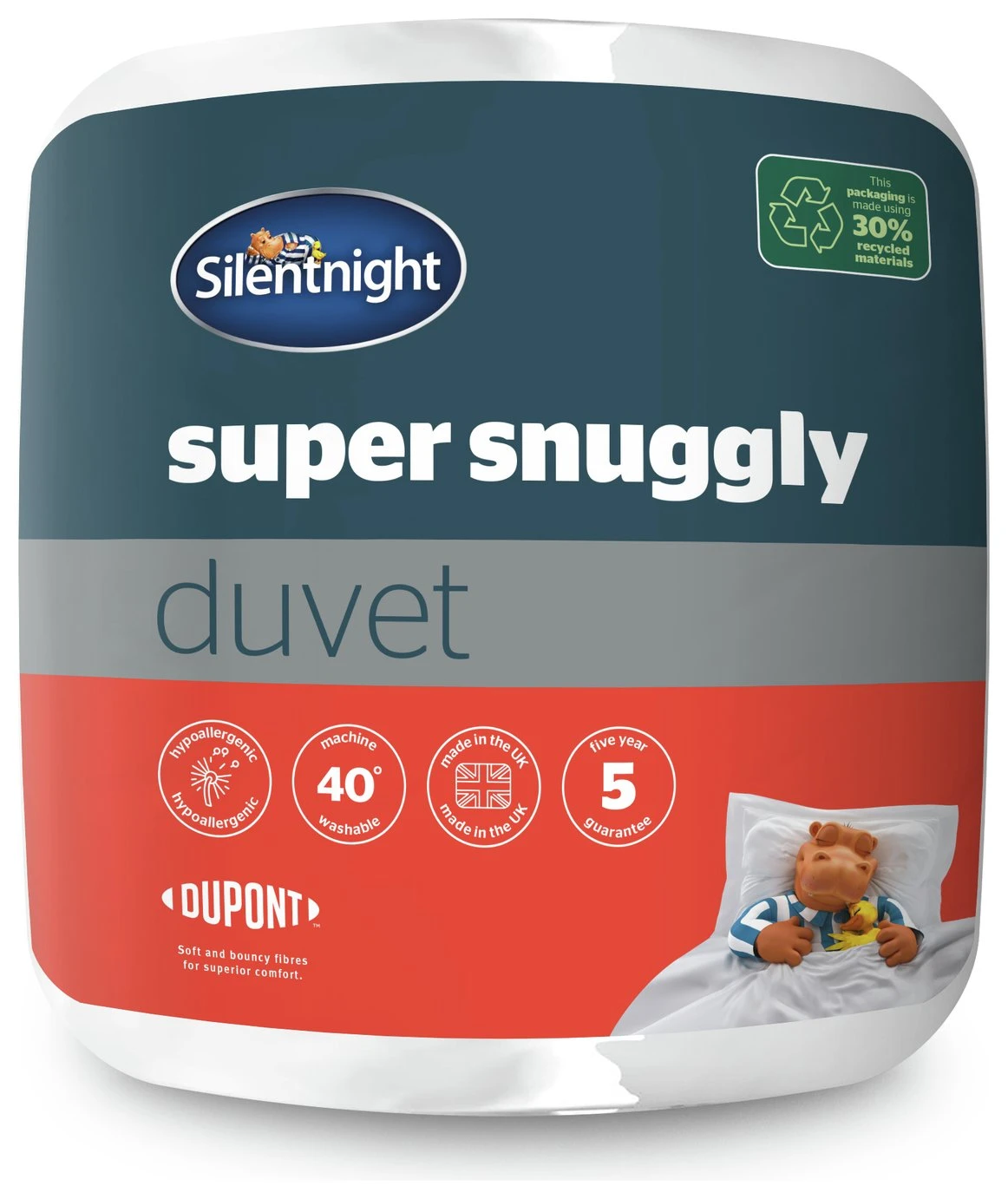 Silentnight Super Snuggly 13.5 Tog Duvet - Single 3 Silentnight Super Snuggly 13.5 Tog Duvet - Single