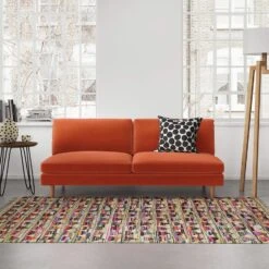 Habitat Teo Velvet 3 Seater Sofa - Charcoal -Home Sales Store 9395730 R Z001C