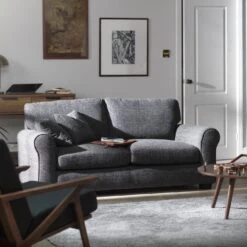 Habitat Lisbon Fabric 3 Seater Sofa - Charcoal -Home Sales Store 9397460 R Z001C