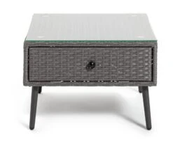 Habitat 5 Seater Rattan Effect Garden Corner Sofa Set - Grey -Home Sales Store 9397673 R Z002A