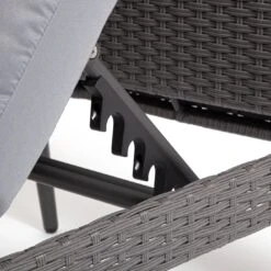 Habitat 5 Seater Rattan Effect Garden Corner Sofa Set - Grey -Home Sales Store 9397673 R Z007A