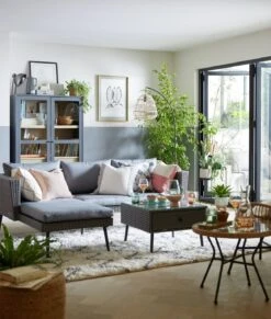 Habitat 5 Seater Rattan Effect Garden Corner Sofa Set - Grey -Home Sales Store 9397673 R Z015C