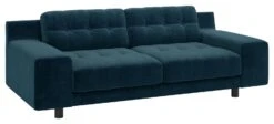 Habitat Hendricks Velvet 3 Seater Sofa - Ink Blue -Home Sales Store 9401758 R Z008A
