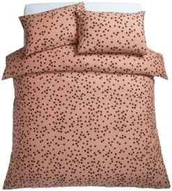 Habitat Cotton Dot Penny Pink & Black Bedding Set - Single 11 Habitat Cotton Dot Penny Pink & Black Bedding Set - Single -Home Sales Store 9401882 R Z002A