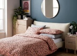 Habitat Cotton Dot Penny Pink & Black Bedding Set - Single 14 Habitat Cotton Dot Penny Pink & Black Bedding Set - Single -Home Sales Store 9401882 R Z005A
