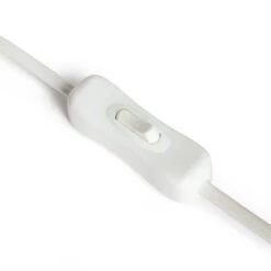 Habitat Parr Glass Column Table Lamp - White -Home Sales Store 9404504 R Z004A