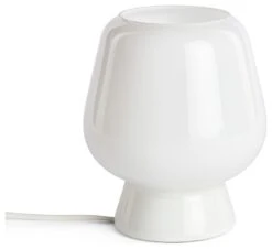 Habitat Lucetta Glass Table Lamp - White 9 Habitat Lucetta Glass Table Lamp - White -Home Sales Store 9404645 R Z001C