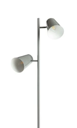 Habitat Iras Double Head Floor Lamp - Grey -Home Sales Store 9404779 R Z005A