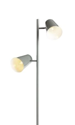 Habitat Iras Double Head Floor Lamp - Grey -Home Sales Store 9404779 R Z006A
