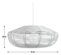 Habitat Mariana Rattan Pendant Shade - Bamboo -Home Sales Store 9404975 R E001