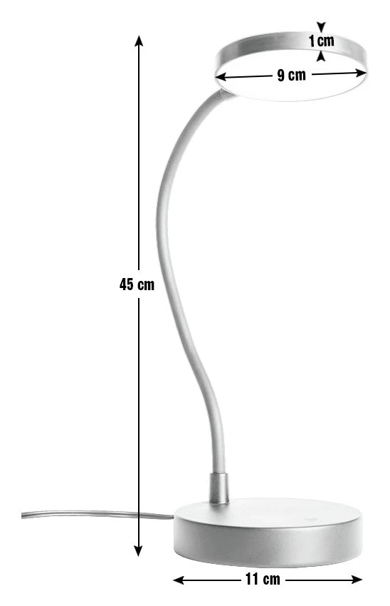 Habitat Mopsa LED Desk Lamp - Black 7 Habitat Mopsa LED Desk Lamp - Black - Image 5