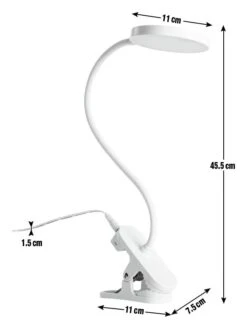 Habitat Mopsa Clip Lamp - White -Home Sales Store 9405259 R E001