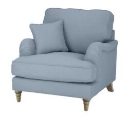 Habitat Matilda Velvet Armchair - Light Blue -Home Sales Store 9405314 R Z002A
