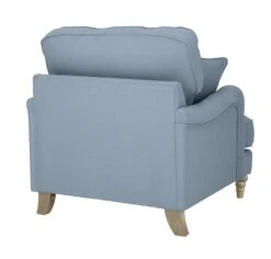 Habitat Matilda Velvet Armchair - Light Blue -Home Sales Store 9405314 R Z003A