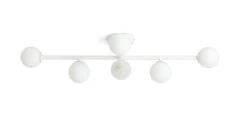 Habitat Alonso 6 Light Flush To Ceiling Light - White -Home Sales Store 9405981 R Z001C
