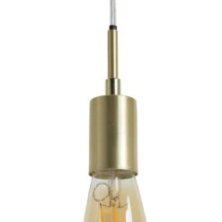 Habitat Lockie Brushed Brass Pendant Ceiling Light - Gold -Home Sales Store 9406179 R Z002A
