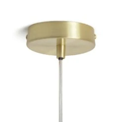 Habitat Lockie Brushed Brass Pendant Ceiling Light - Gold -Home Sales Store 9406179 R Z003A