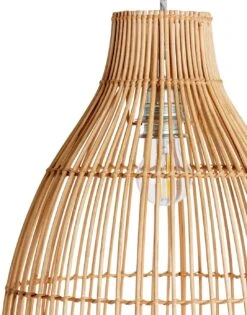Habitat Camillo Rattan Midi Pendant Shade - Natural 14 Habitat Camillo Rattan Midi Pendant Shade - Natural -Home Sales Store 9406186 R Z002A