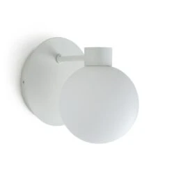 Habitat Opal Glass Wall Light - White -Home Sales Store 9406234 R Z001C