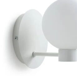Habitat Opal Glass Wall Light - White -Home Sales Store 9406234 R Z002C