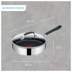 Tefal Jamie Oliver 25cm Non Stick Stainless Steel Saute Pan -Home Sales Store 9409217 R Z002A