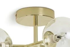 Habitat Molecular 6 Light Metal Flush Ceiling Light - Brass 11 Habitat Molecular 6 Light Metal Flush Ceiling Light - Brass -Home Sales Store 9409406 R Z003A
