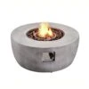 Teamson Home HF36501AA UK Gas Fire Pit With Cover -Home Sales Store 9410244 R Z001A