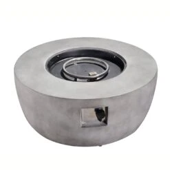 Teamson Home HF36501AA UK Gas Fire Pit With Cover -Home Sales Store 9410244 R Z004A