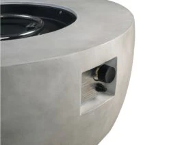 Teamson Home HF36501AA UK Gas Fire Pit With Cover -Home Sales Store 9410244 R Z005A