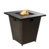 Teamson Home HF30200AA UK Gas Fire Pit With Cover 2 Teamson Home HF30200AA UK Gas Fire Pit With Cover -Home Sales Store 9410536 R Z001A