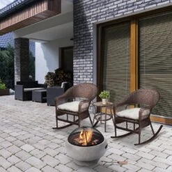 Teamson Home HR17501AB Wood Burning Fire Pit -Home Sales Store 9410598 R Z003A