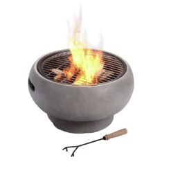 Teamson Home HR17501AB Wood Burning Fire Pit -Home Sales Store 9410598 R Z009A