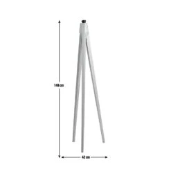 Habitat Tripod Wooden Floor Lamp Base Only - Ash -Home Sales Store 9412888 R Z001E