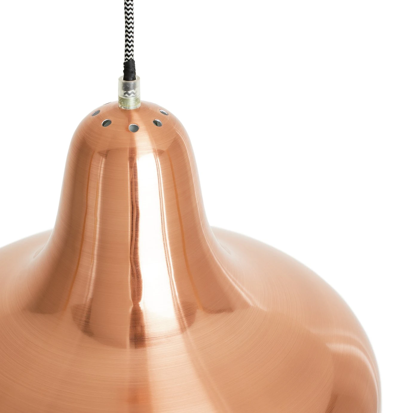 Habitat Aerial Spun Aluminium Ceiling Light - Copper 6 Habitat Aerial Spun Aluminium Ceiling Light - Copper - Image 4