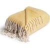Habitat Country Hideaway Woven Throw - Mustard - 125X150cm -Home Sales Store 9422177 R Z001A