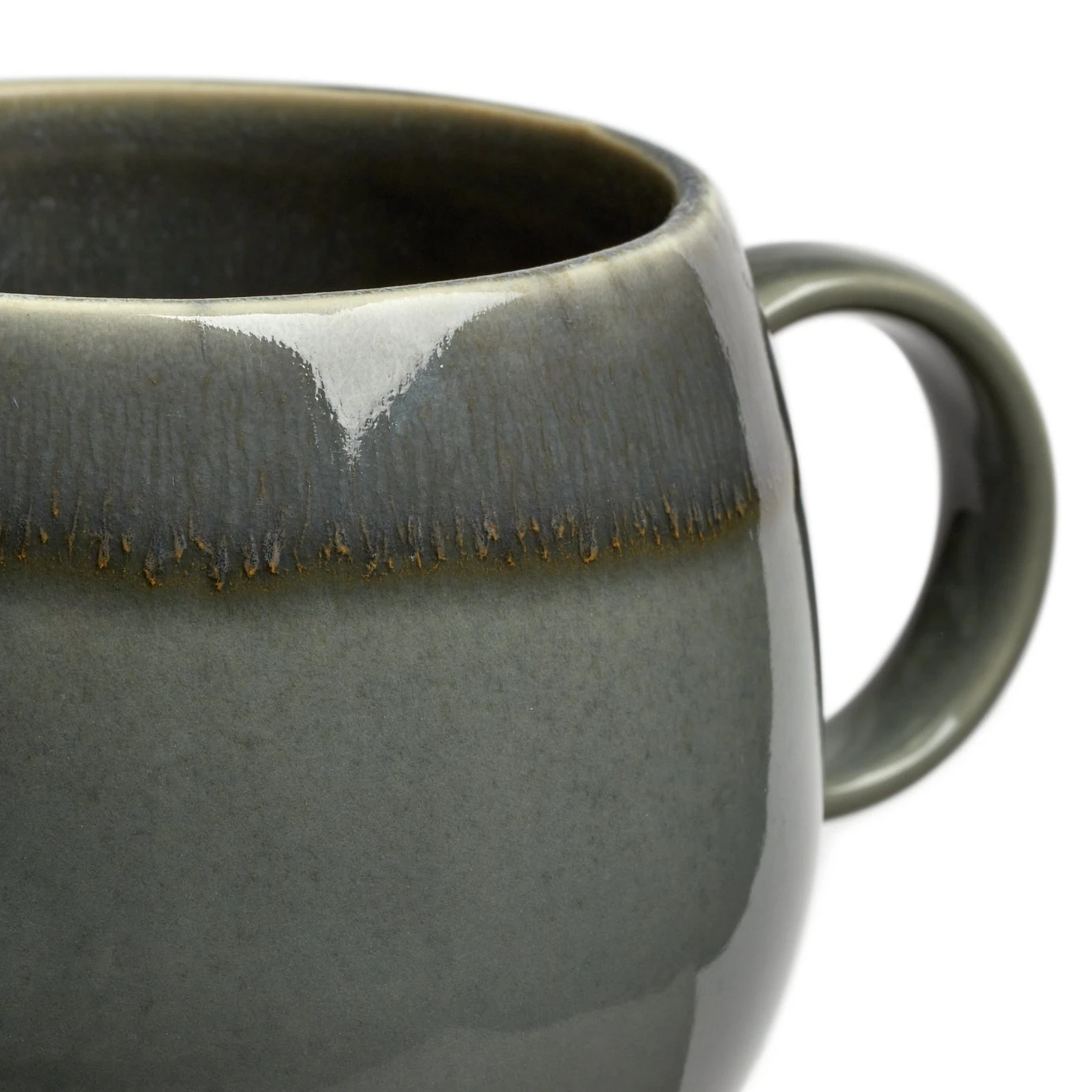 Habitat Evora Set Of 4 Stoneware Mugs - Green 5 Habitat Evora Set Of 4 Stoneware Mugs - Green - Image 3